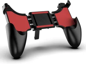 Mobile Game Controller, Low Latency Folding Gaming Joystick Fine Grind Arenaceous Handle Holder, Ergonomic Shooter Trigger Mobile Cell Phone Gamepad for PUBG