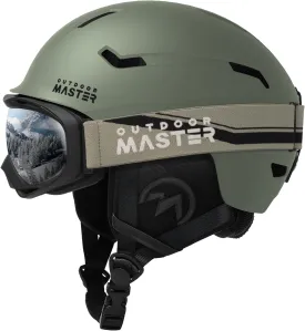 OutdoorMaster Ski Helmet Set,Snowboard Helmet with Goggles for Adults - Durable PC Shell, Protective EPS Foam & 10 Cooling Vents -Snow Helmets for Men, Women & Youth