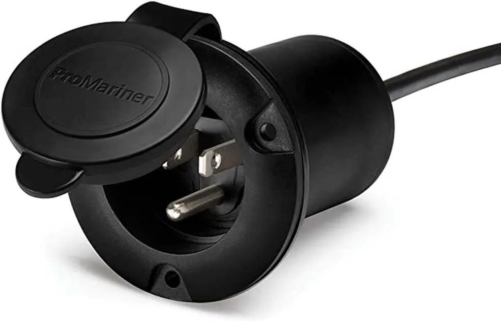 ProMariner 51300 Black Univeral AC Plug Holder  