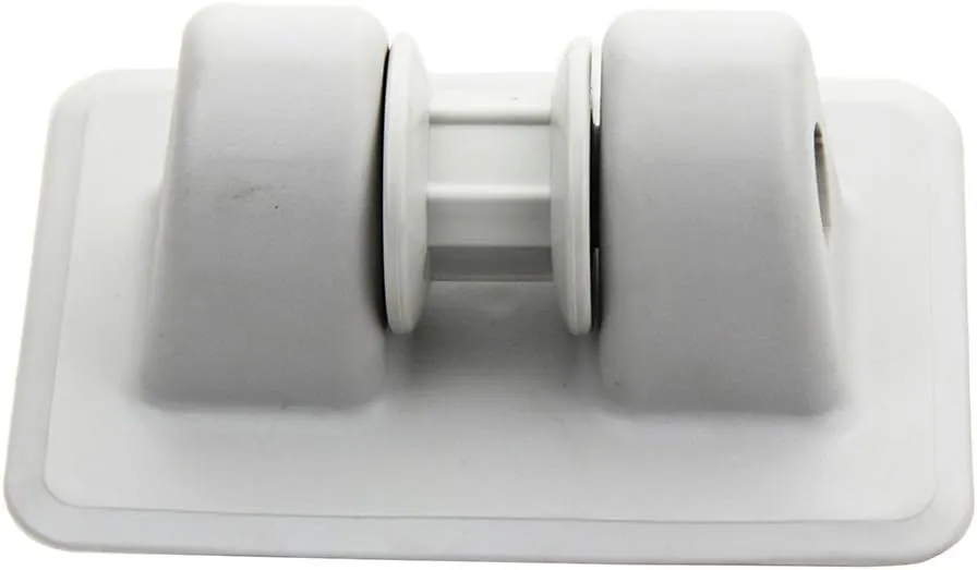 PVC Anchor Tie Off Patch Anchor Holder Wheel Anchor Bow Roller for Boating Inflatable Boats Kayaks Dinghy (Grey)