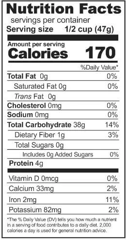 Rainy Day Foods Non-GMO Parboiled Rice 25 lb. Bag - 241 Servings