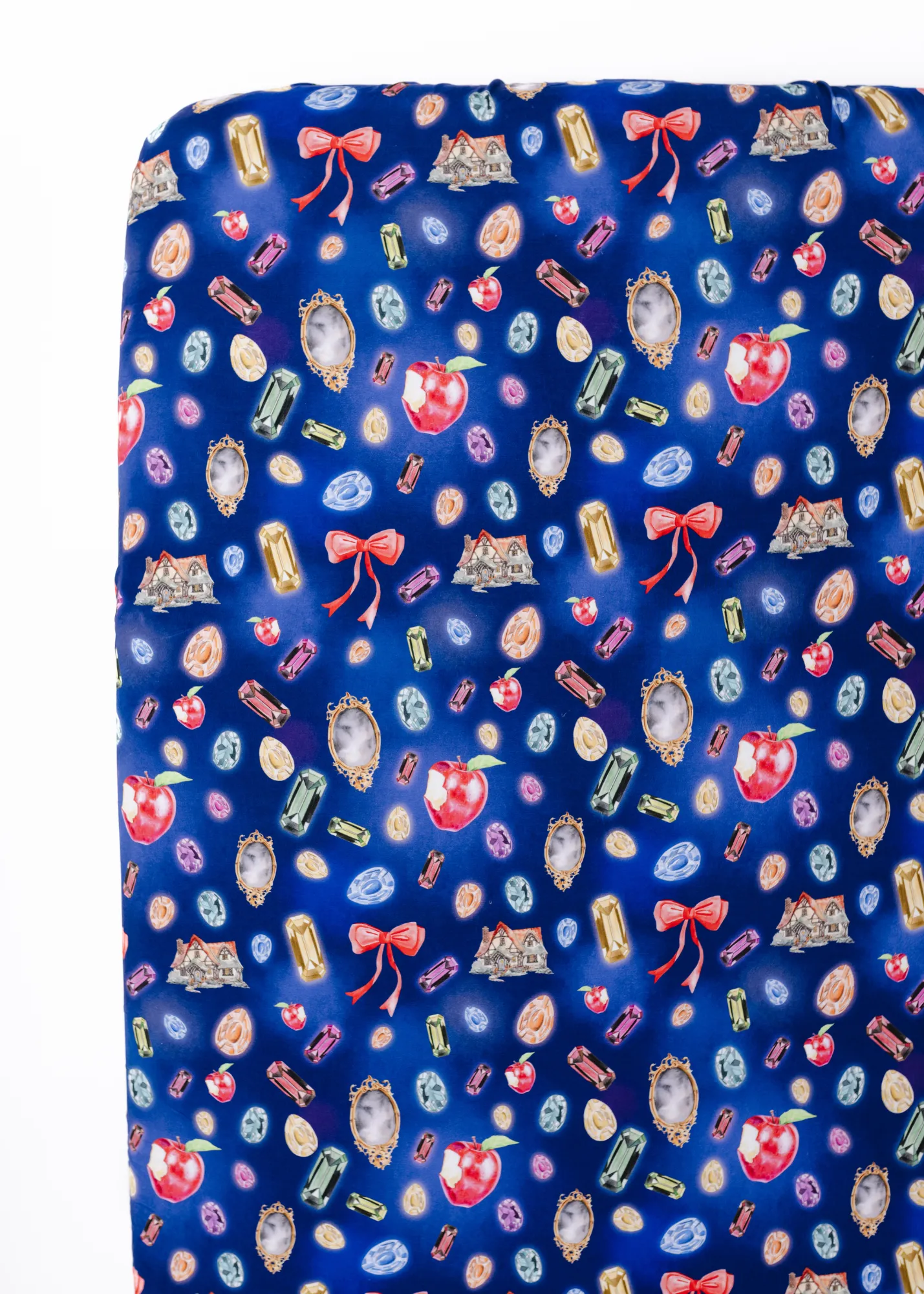 Snow White Bamboo Crib Sheet