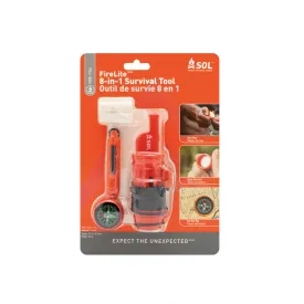 SOL Fire Lite 8-in-1 Survival Tool