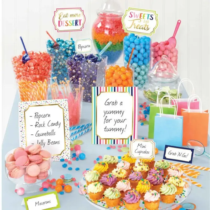Sweets & Treats Buffet Table Decorating Kit