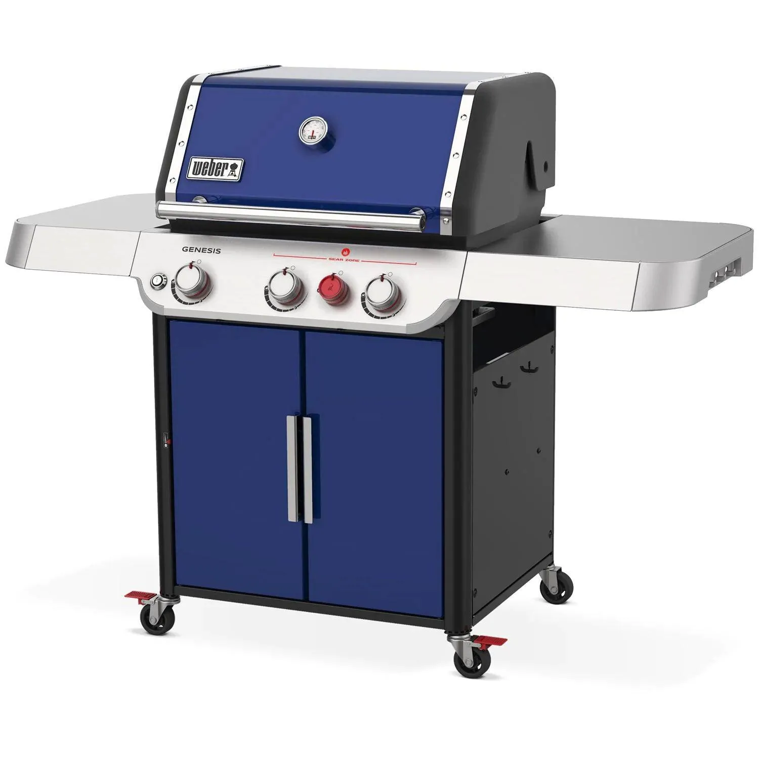 Weber GENESIS SP-E-325s Gas Grill with Sear Burner - Deep Ocean Blue