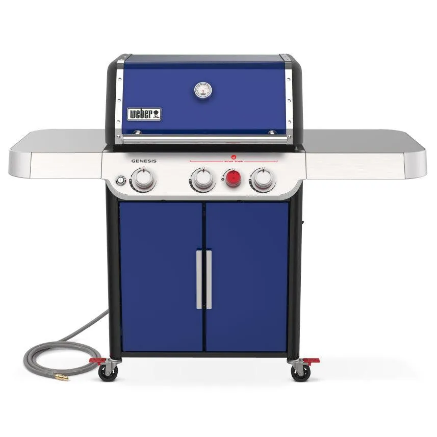 Weber GENESIS SP-E-325s Gas Grill with Sear Burner - Deep Ocean Blue