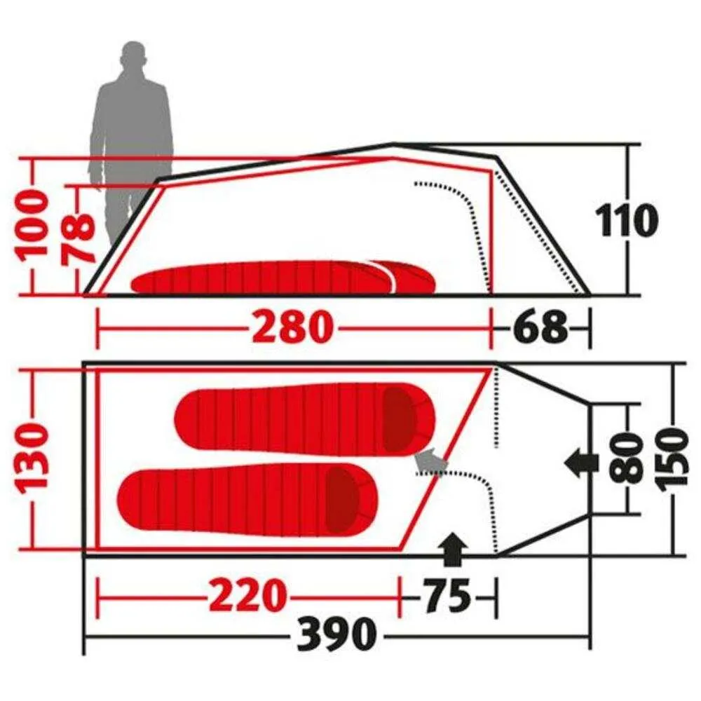 Wechsel Tempest 2 Person Backpacking Tent