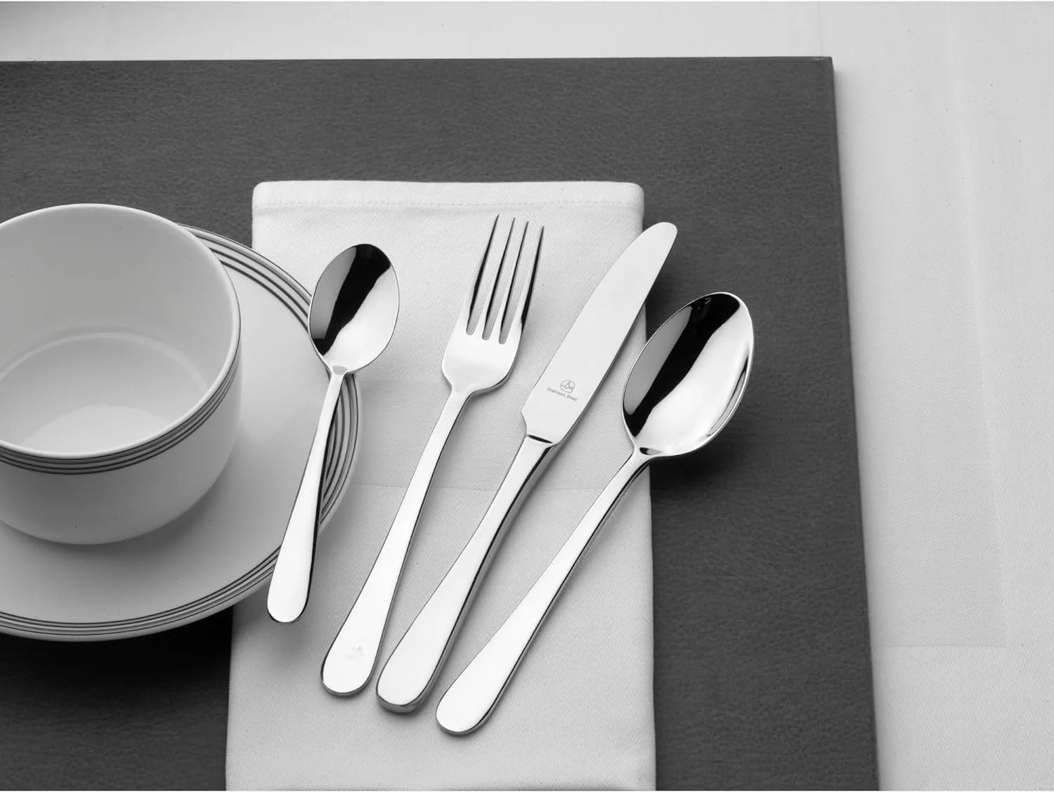 Windsor Boxed Cutlery Set, Mirror, 24-Piece
