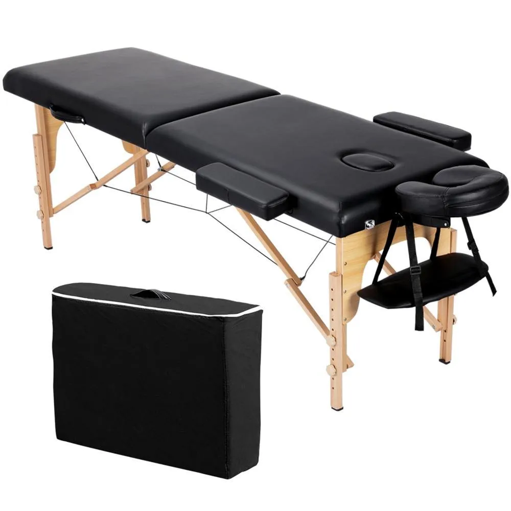 Yaheetech 84 Inch Adjustable 2 Fold Salon Bed
